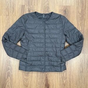 UNIQLO Women’s Small Grey Puffer Jacket - Down Filled